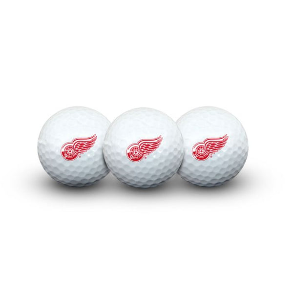 Wholesale-Detroit Red Wings 3 Golf Balls In Clamshell