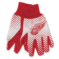 Wholesale-Detroit Red Wings Adult Two Tone Gloves