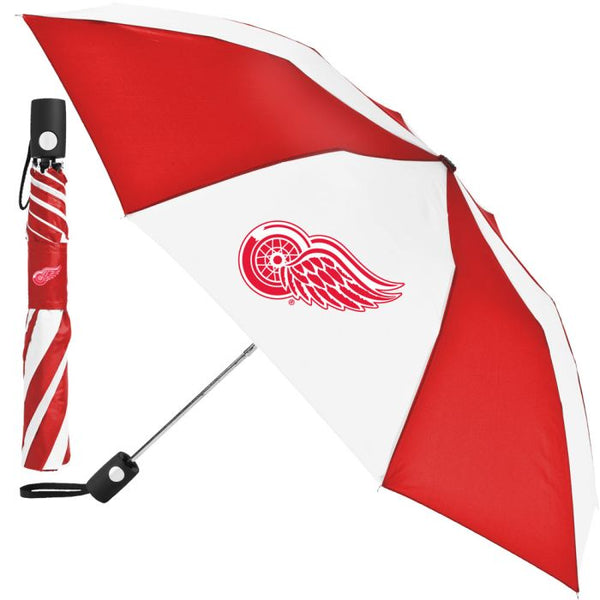 Wholesale-Detroit Red Wings Auto Folding Umbrella