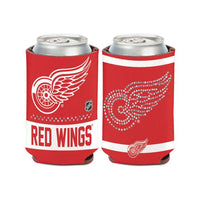 Wholesale-Detroit Red Wings Bling Can Cooler 12 oz.