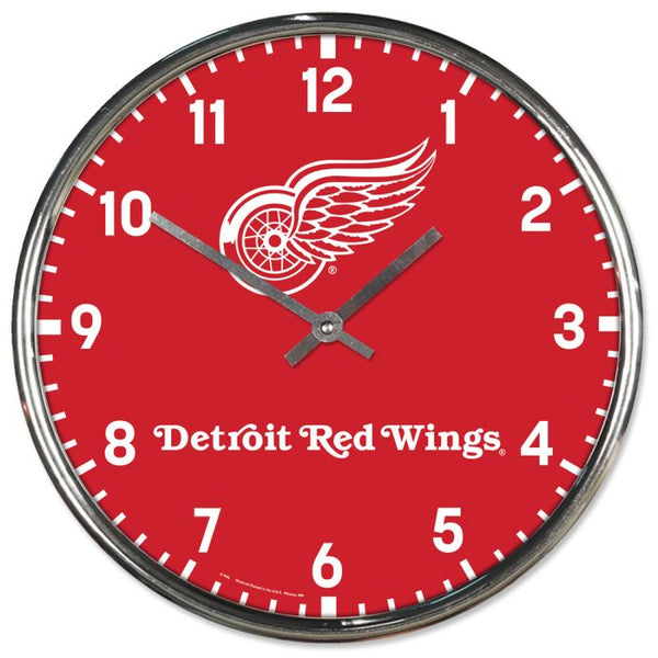 Wholesale-Detroit Red Wings Chrome Clock