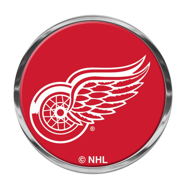 Wholesale-Detroit Red Wings Chrome Metal Domed Emblem