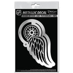 Wholesale-Detroit Red Wings Decal Metallic 3" x 5"