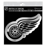 Wholesale-Detroit Red Wings Decal Metallic 6" x 6"