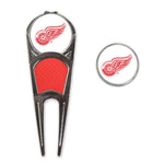 Wholesale-Detroit Red Wings Golf Mark/Tool/H Clip Combo*