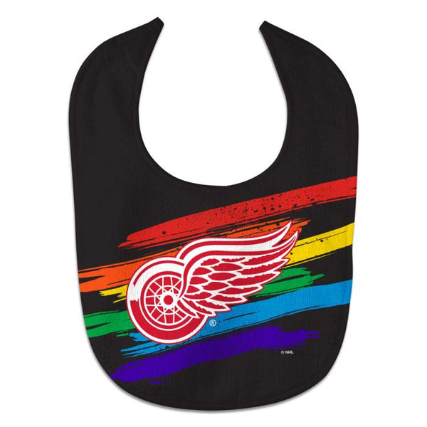 Wholesale-Detroit Red Wings PRIDE All Pro Baby Bib