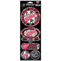 Wholesale-Detroit Red Wings Prismatic Decal 4" x 11"