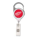 Wholesale-Detroit Red Wings Retrct 2S Prem Badge Holders