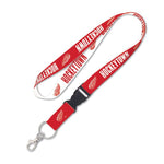 Wholesale-Detroit Red Wings SLOGAN Lanyard w/detachable buckle 1"