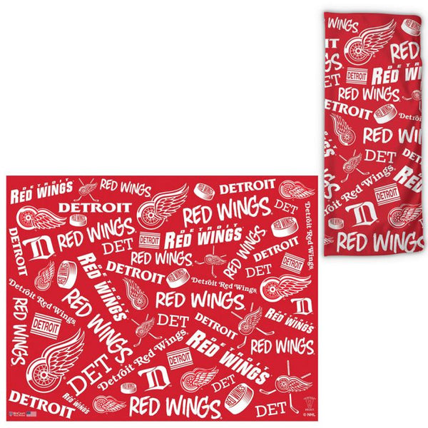 Wholesale-Detroit Red Wings Scatter Print Fan Wraps