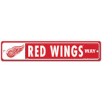 Wholesale-Detroit Red Wings Street / Zone Sign 3.75" x 19"