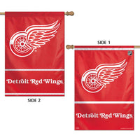 Wholesale-Detroit Red Wings Vertical Flag 2 Sided 28" x 40"