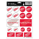 Wholesale-Detroit Red Wings Vinyl Sticker Sheet 5" x 7"