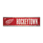 Wholesale-Detroit Red Wings Wooden Magnet 1.5" X 6"