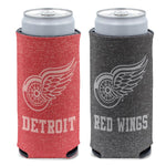 Wholesale-Detroit Red Wings colored heather 12 oz Slim Can Cooler