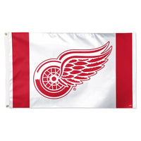 Wholesale-Detroit Red Wings vertical stripe Flag - Deluxe 3' X 5'