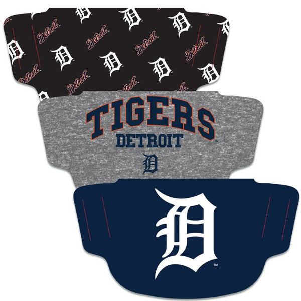 Wholesale-Detroit Tigers Fan Mask Face Cover 3 Pack