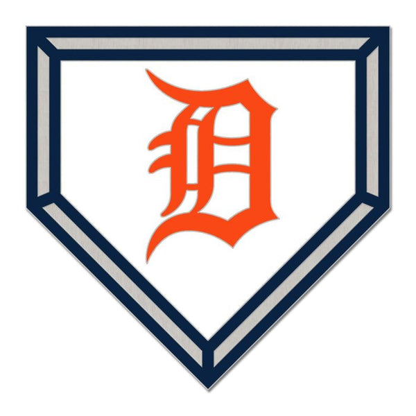 Wholesale-Detroit Tigers HOME PLATE Collector Enamel Pin Jewelry Card