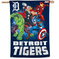 Wholesale-Detroit Tigers / Marvel (c) 2021 MARVEL Vertical Flag 28" x 40"