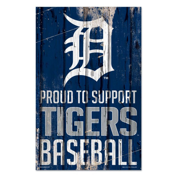 Wholesale-Detroit Tigers Wood Sign 11" x 17" 1/4" thick