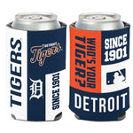 Wholesale-Detroit Tigers color block Can Cooler 12 oz.