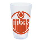 Wholesale-Edmonton Oilers 16 oz Silicone Pint Glass