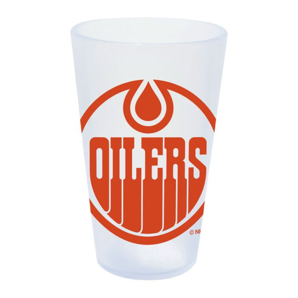 Wholesale-Edmonton Oilers 16 oz Silicone Pint Glass