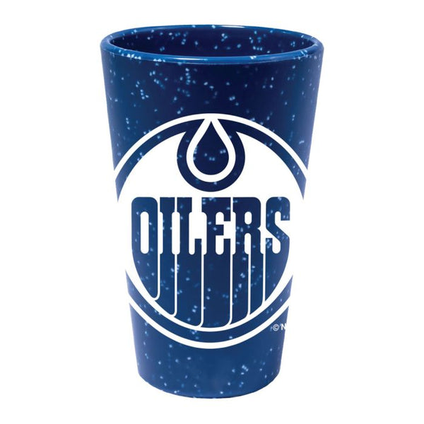 Wholesale-Edmonton Oilers 16 oz Silicone Pint Glass