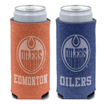 Wholesale-Edmonton Oilers COLORED HEATHER 12 oz Slim Can Cooler