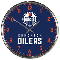 Wholesale-Edmonton Oilers Chrome Clock