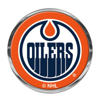 Wholesale-Edmonton Oilers Chrome Metal Domed Emblem