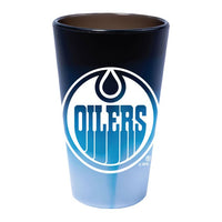 Wholesale-Edmonton Oilers Fashion 16 oz Silicone Pint Glass