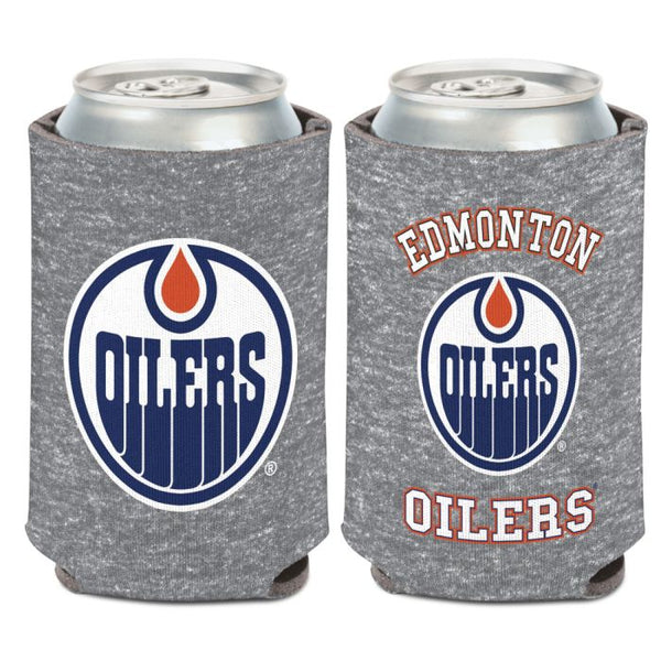 Wholesale-Edmonton Oilers HEATHERED Can Cooler 12 oz.