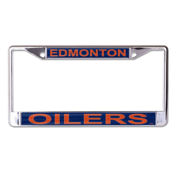 Wholesale-Edmonton Oilers Lic Plt Frame S/L Printed