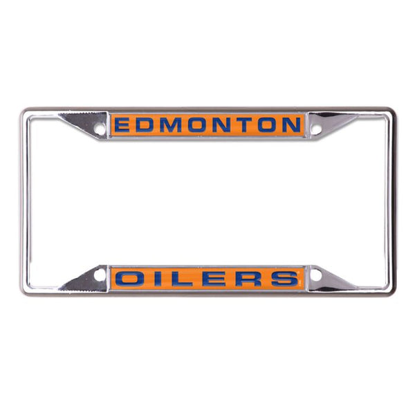 Wholesale-Edmonton Oilers Lic Plt Frame S/S Printed