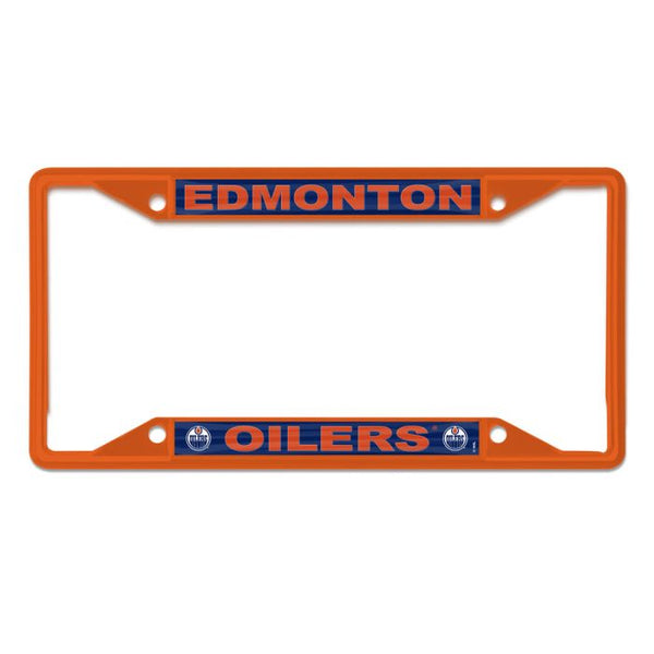 Wholesale-Edmonton Oilers Lic Plt Frame S/S