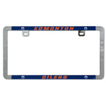 Wholesale-Edmonton Oilers Metal Lic. Plate Frame Slim