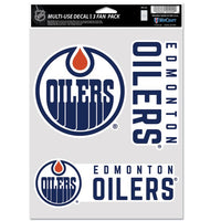 Wholesale-Edmonton Oilers Multi Use 3 FAN PACK