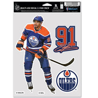 Wholesale-Edmonton Oilers Multi Use 3 Fan Pack Evander Kane