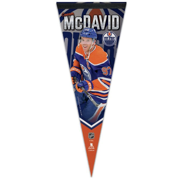 Wholesale-Edmonton Oilers Premium Pennant 12" x 30" Connor McDavid