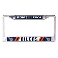 Wholesale-Edmonton Oilers Special Edition Lic Plt Frame S/L Printed