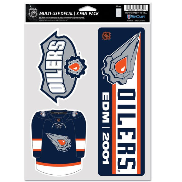 Wholesale-Edmonton Oilers Special Edition Multi Use 3 Fan Pack