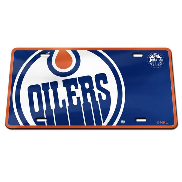 Wholesale-Edmonton Oilers Specialty Acrylic License Plate