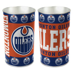 Wholesale-Edmonton Oilers Wastebasket - tapered 15"H