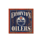 Wholesale-Edmonton Oilers Wooden Magnet 3" X 3"