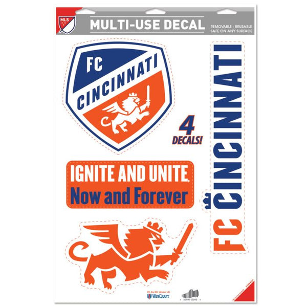 Wholesale-FC Cincinnati Multi-Use Decal 11" x 17"