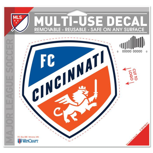 Wholesale-FC Cincinnati Multi-Use Decal - cut to logo 5" x 6"