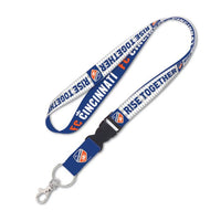 Wholesale-FC Cincinnati SLOGAN Lanyard w/detachable buckle 1"