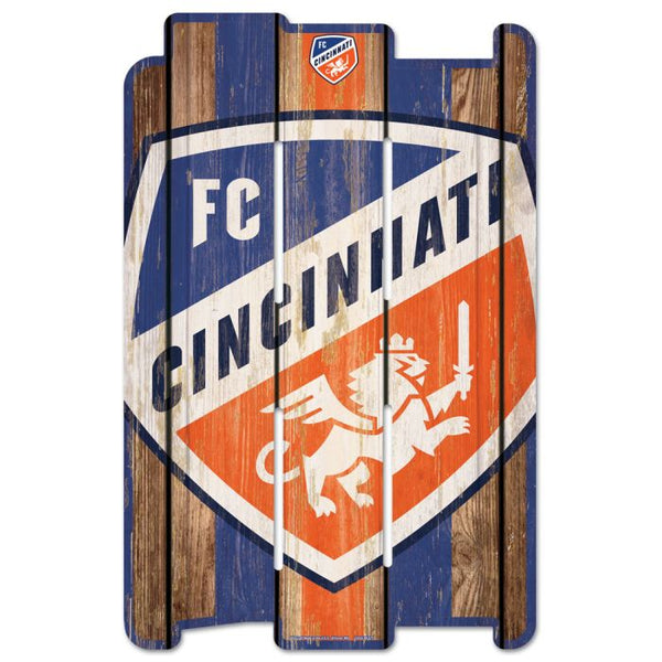 Wholesale-FC Cincinnati Wood Fence Sign