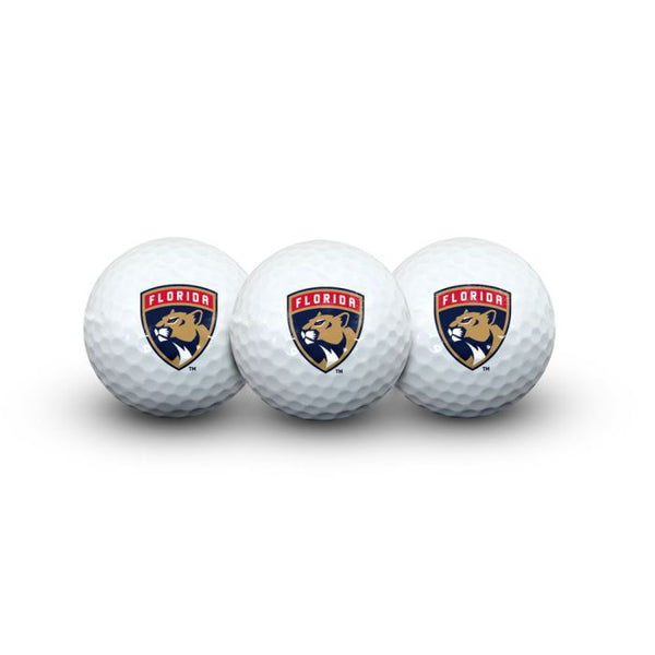 Wholesale-Florida Panthers 3 Golf Balls In Clamshell